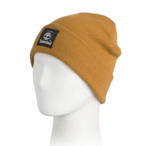 Timberland Beanie Wheat Knit Patch Size Small Toque